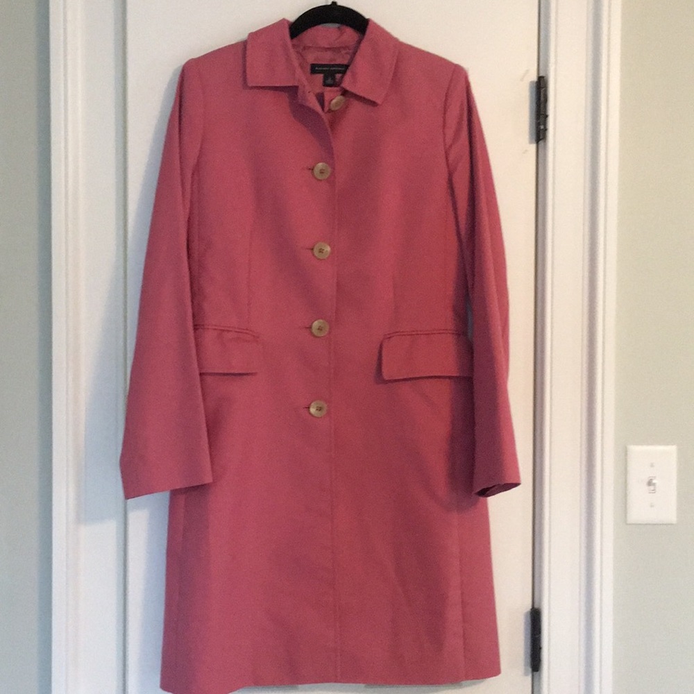 Pink Banana Republic trench